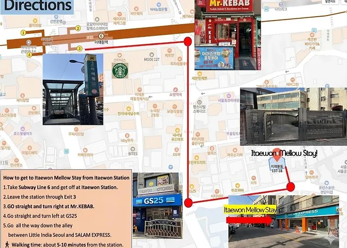 Appartement Itaewon Mellow Stay#namsan#seoul Station#hannam#seongsu#free Luggage *
